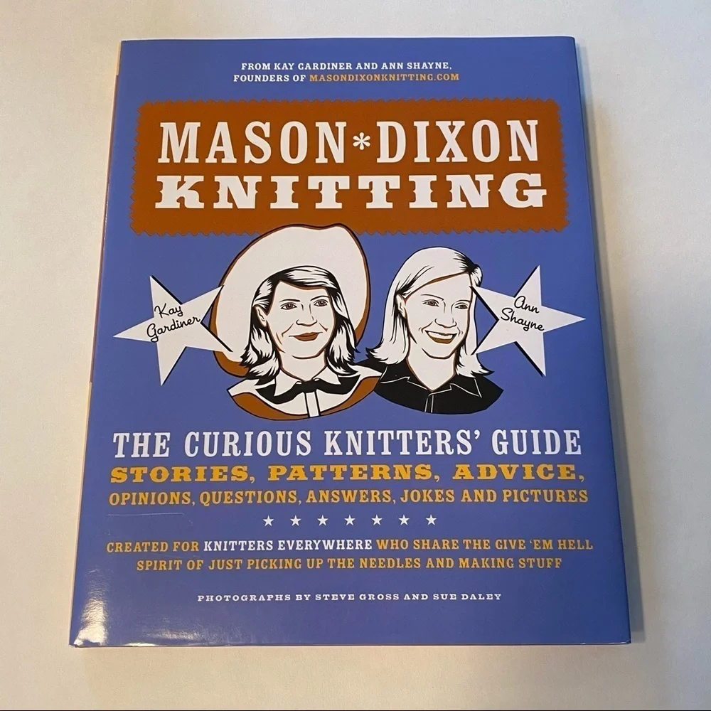 Mason Dixon Knitting Knit Patterns Craft Hardcover Book